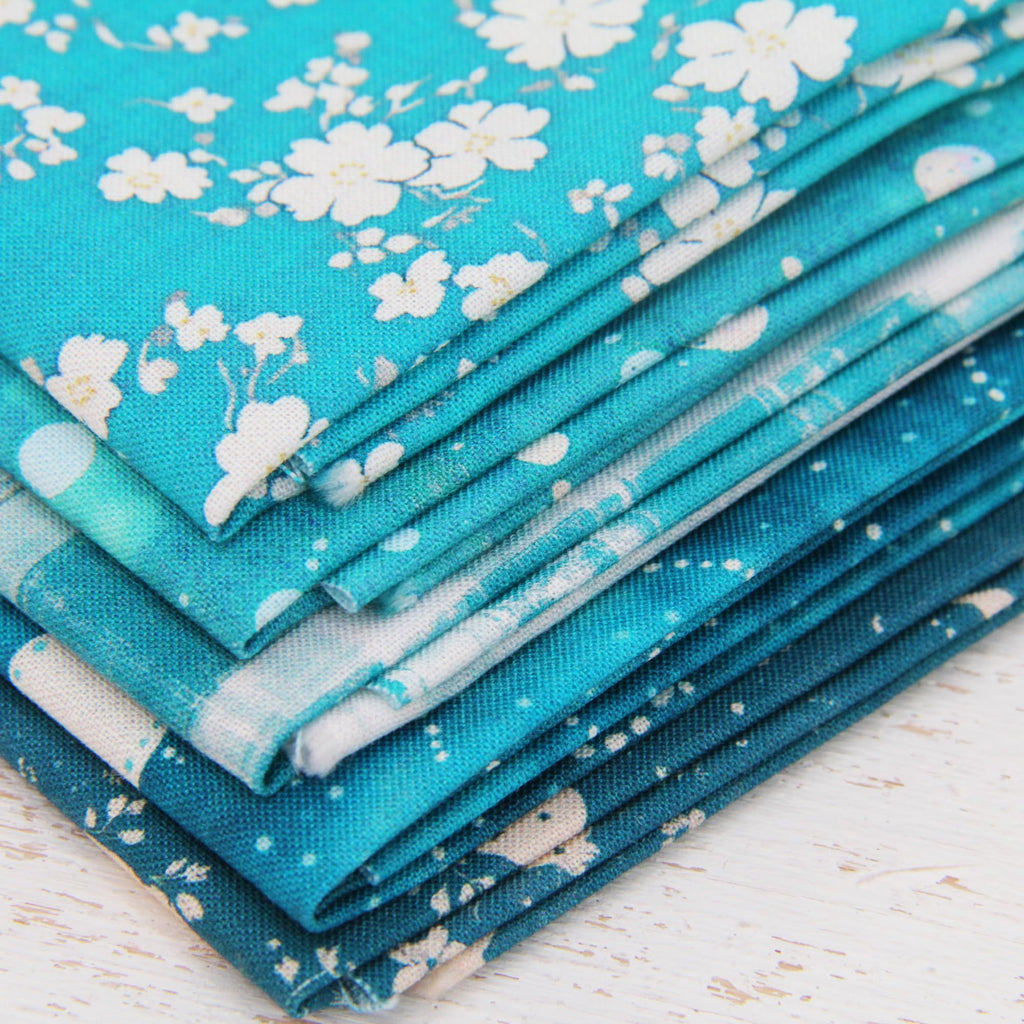 Vintage Teal Plaid Cotton Quilting Fabric - 3 Yard Cut