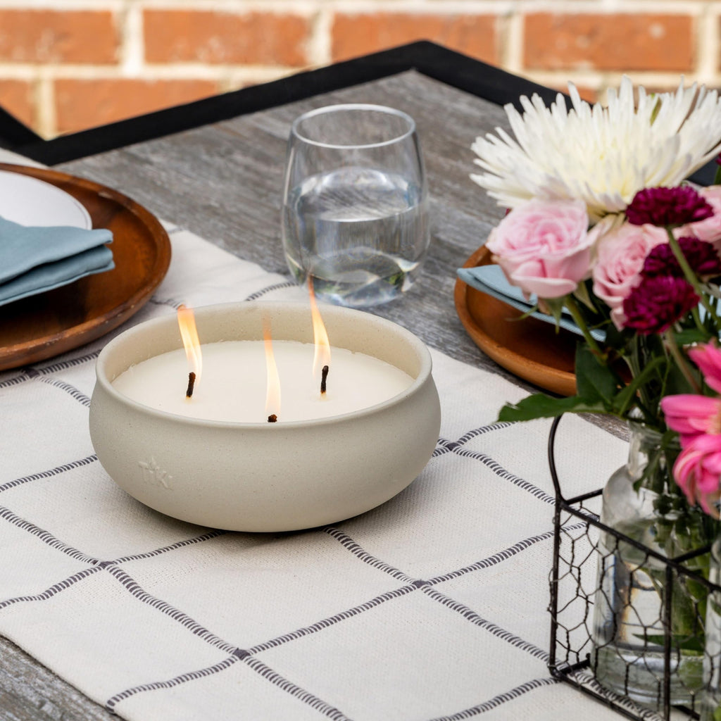 Citronella Concrete Candle 2 Pack Outdoor Tabletop Décor