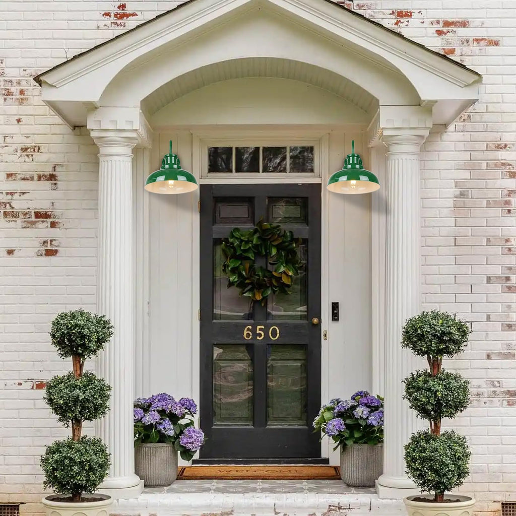Outdoor Barn Lights - Rustic Farmhouse Exterior Mount Lights, Vintage Indoor/Outdoor Wall Lighting Fixtures