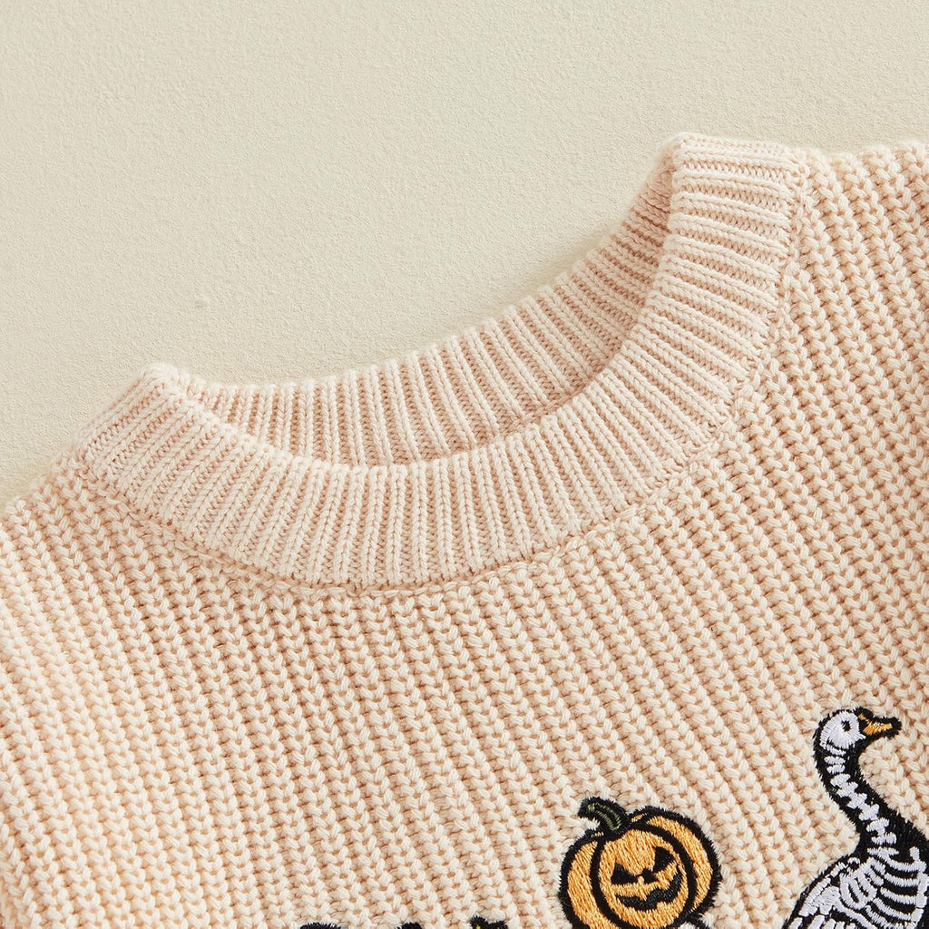 Toddler Baby Boy Girl Goose Sweater Long Sleeve Just A Goose Fall Knitwear