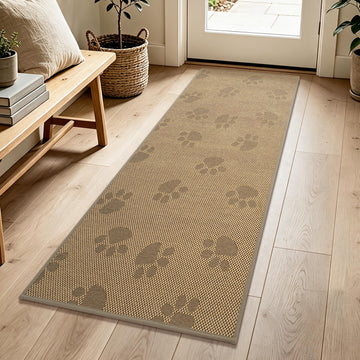 Front Door Mat Indoor Entrance Non Slip Entry Doormat Brown 24"x72"