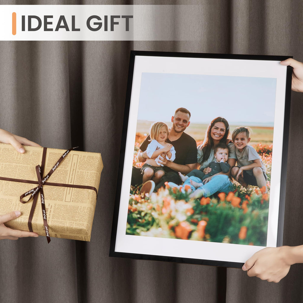 18x24 Picture Frame, Wall Decor Poster Frames, Black 1 Pack