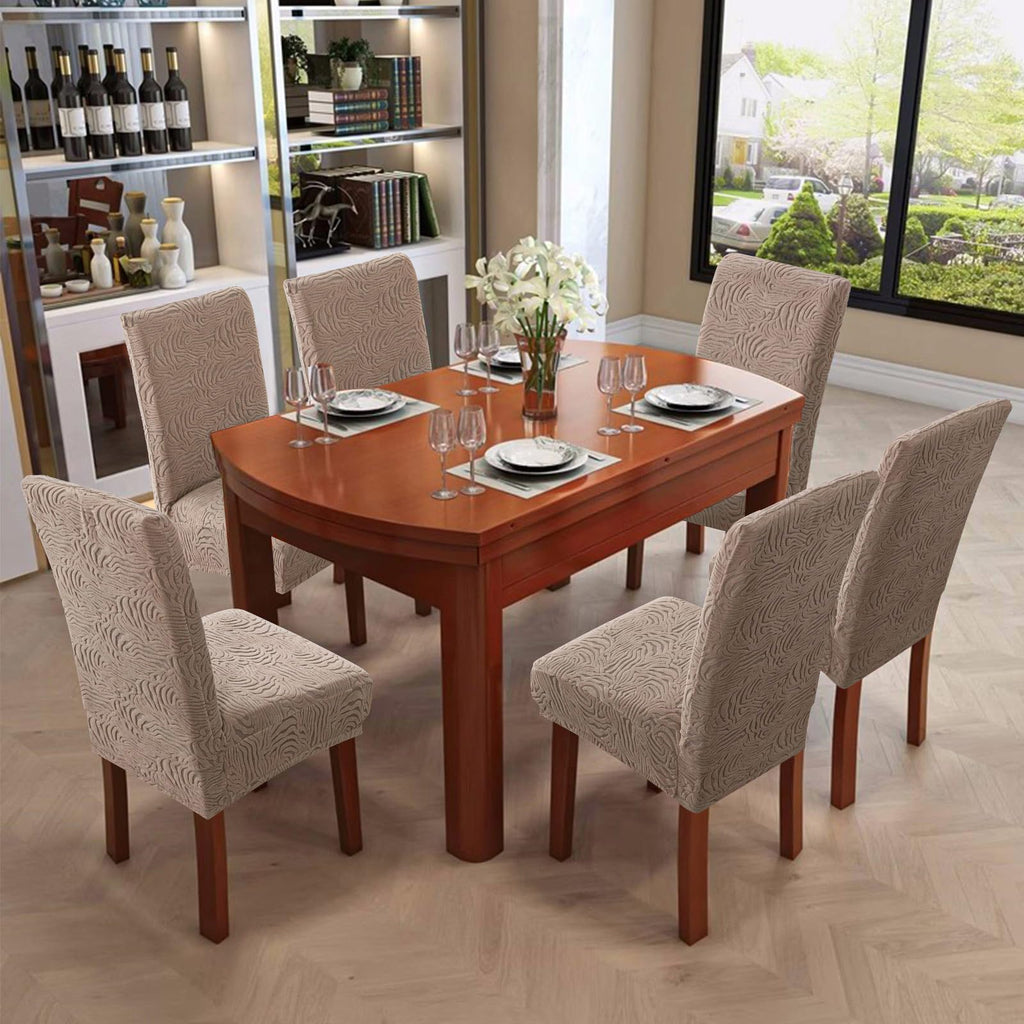 Dining Chair Covers Set of 6, Stretch Parsons Chair Slipcovers