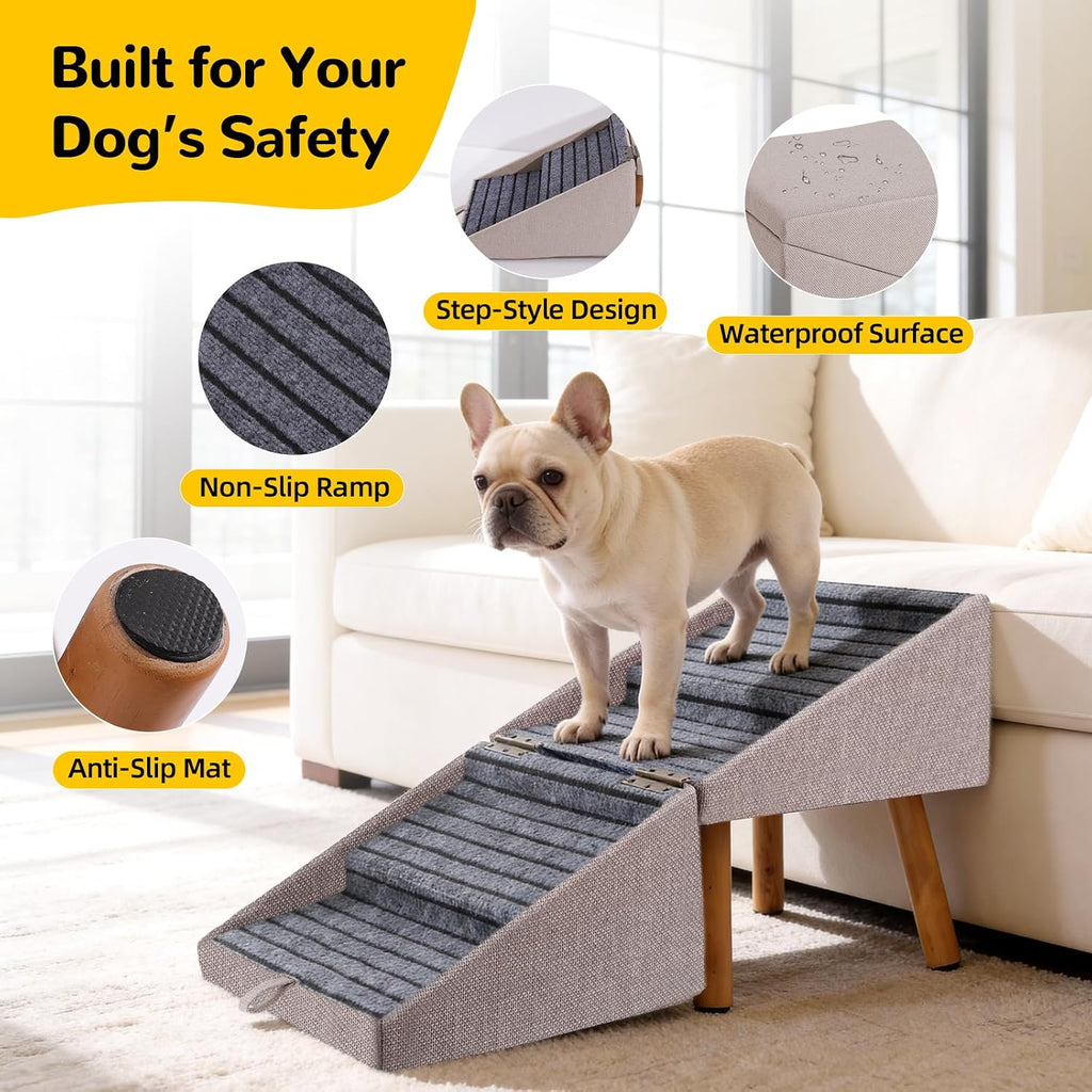 Dog ramp for Couch 2-in-1 Pet Steps & Ottoman