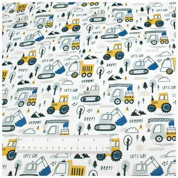 Waterproof PUL Fabric - Print Designs, 59" Wide | Soft, Breathable, Durable Material for Cloth Diapers, Wet Bags &