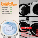 Portable Washing Machine, Folding 20L Mini Washer and Spin-Dryer, 3 Cleaning Modes & Deep Cleaning Small Compact