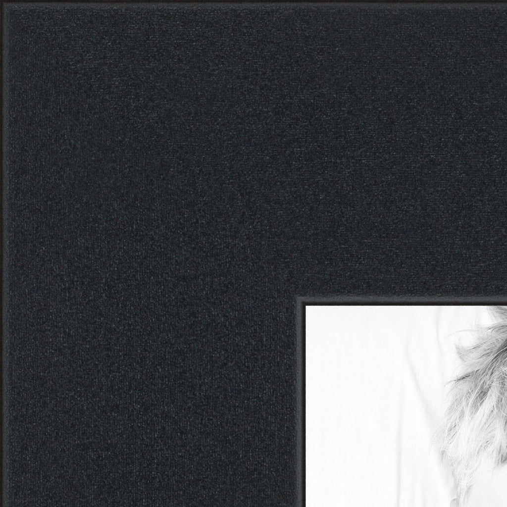 Collage Photo Frame Double Mat with 2-8x10 Openings and Satin Black Frame