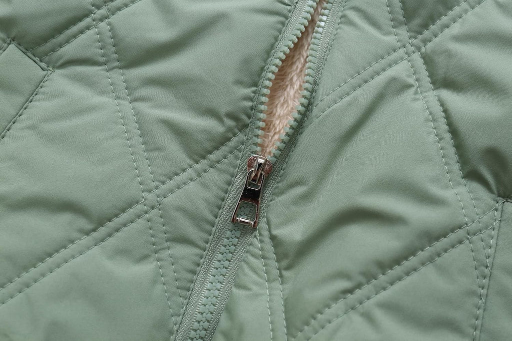 Toddler Winter Jackets Fleece Lined Coat Boys Warm Hooded Coat Girls Zipper Outerwear for Kids 1-6 Years