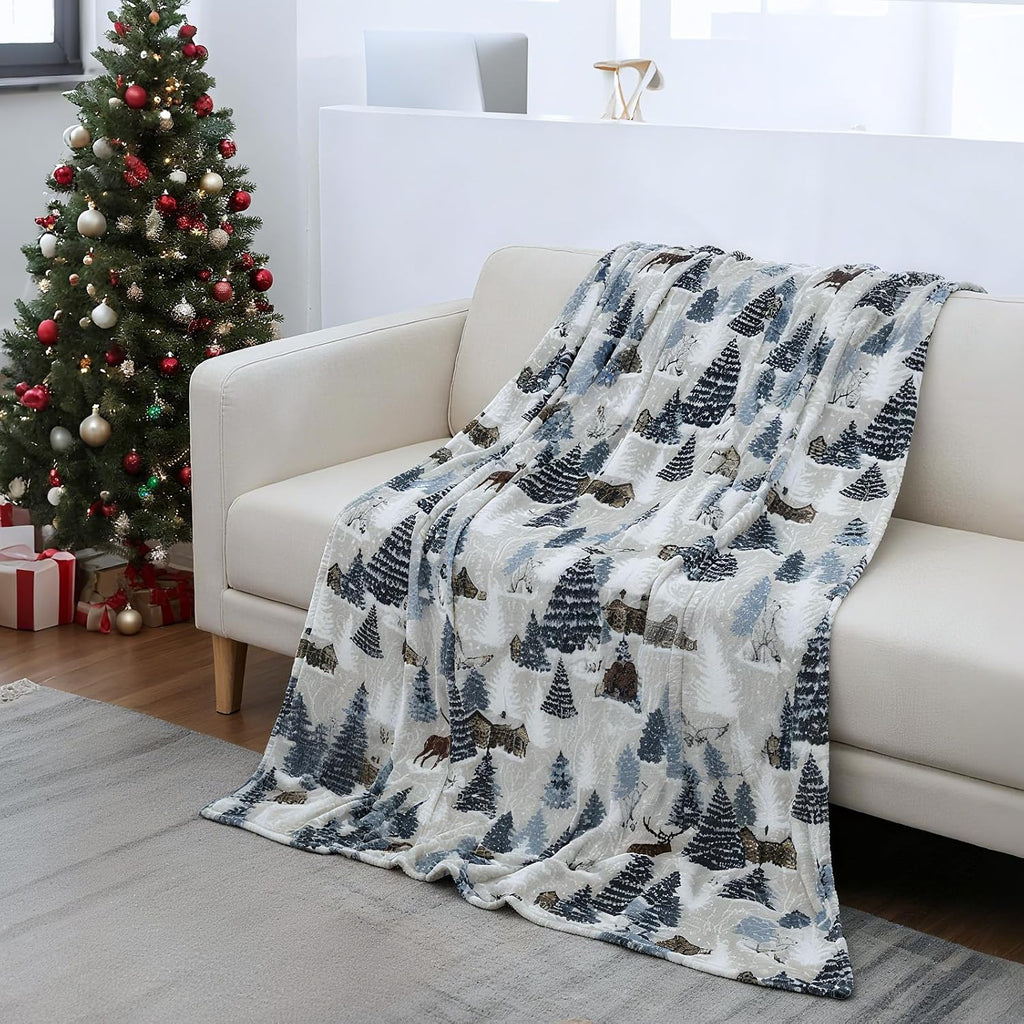Ultra Soft Christmas Throw Blanket -50x60 Inch