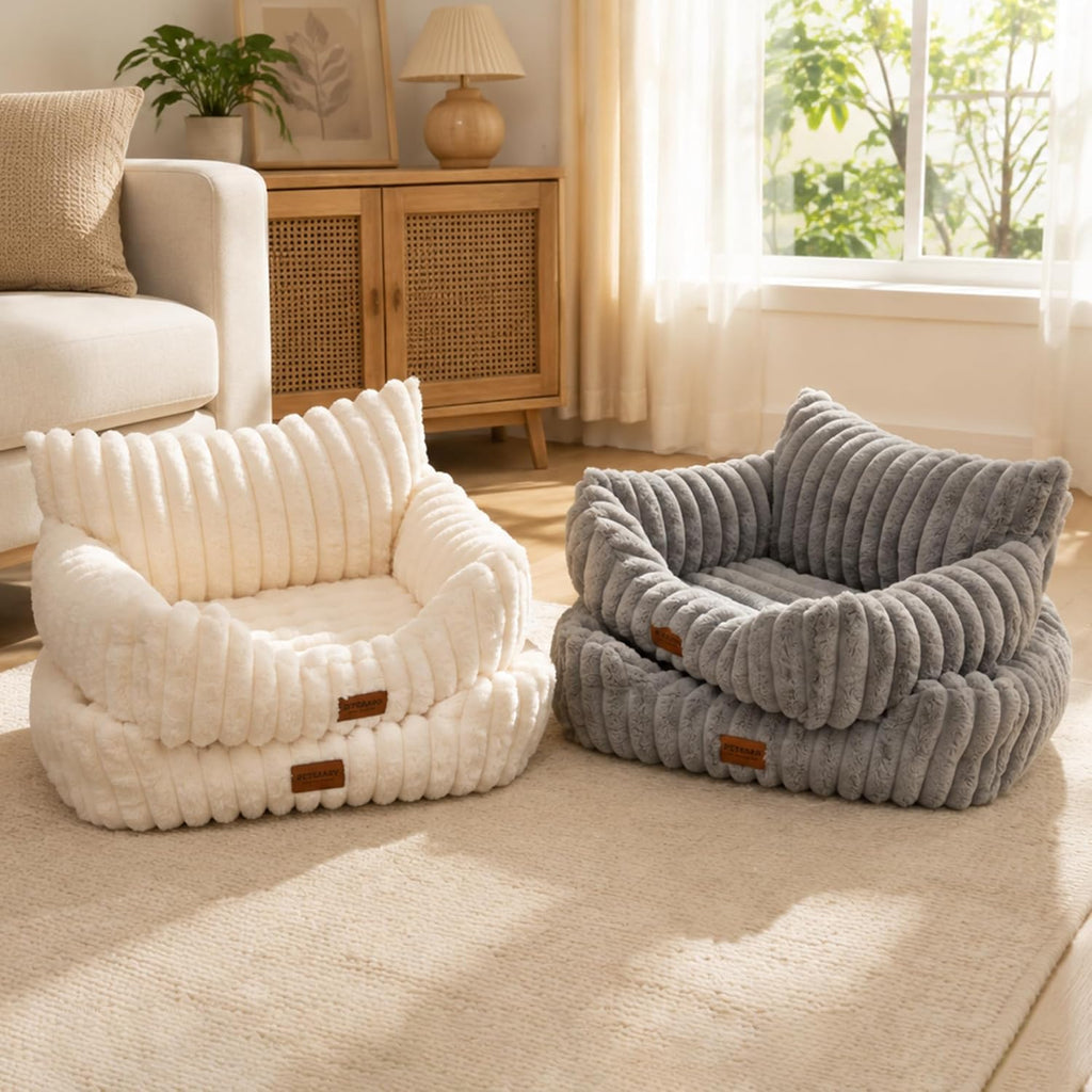 Cat Couch Bed, Soft Sofa for Indoor Cats, Machine Washable