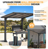 8' x 5' Grill Gazebo Outdoor Pergola for Patio, Freestanding - Image 3