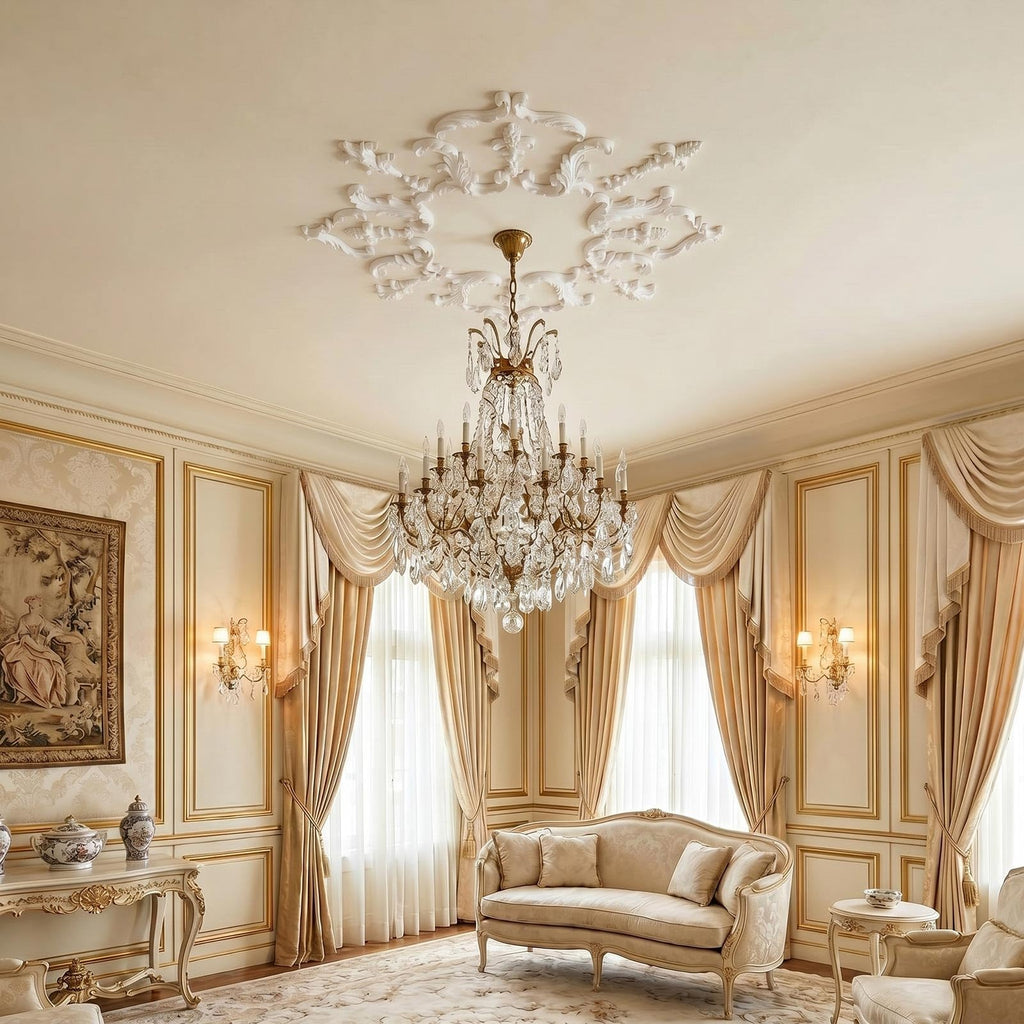 30.71 Inch Large Ceiling Medallion for Light Fixtures