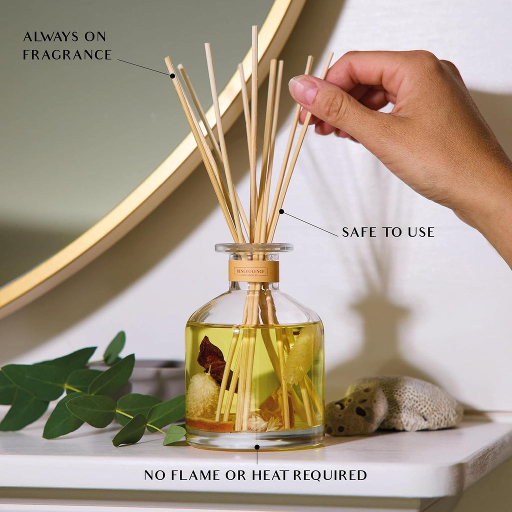 Golden Luster Gift Box | Candle, Room Spray & Reed Diffuser | Orange, Cedarwood & Clove | Luxurious Home Fragrance - Set of 3