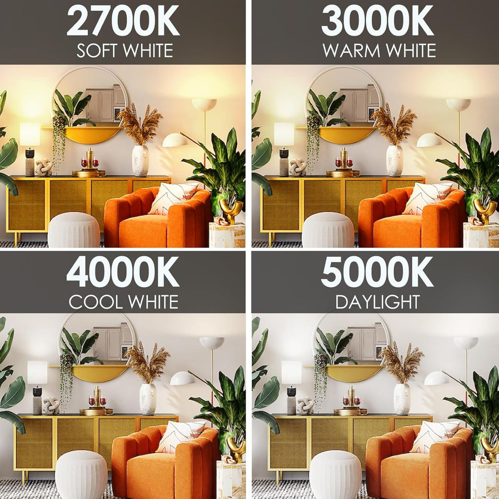 A19 Light Bulbs 75 watt Equivalent, Daylight 5000K, 1200LM Super Bright, Non-Dimmable A19 10W LED Light Bulbs, E26
