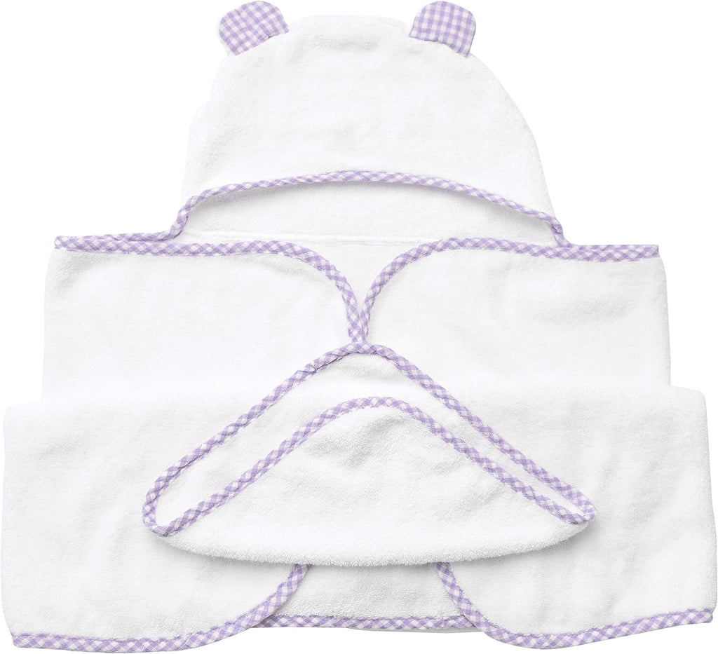 Premium Boutique Baby Towels for Girls - Hooded Girl Towel & Washcloth Set - Organic Viscose Made from Bamboo Baby