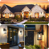 2-Pack Outdoor Wall Light Fixtures, Exterior Lighting Fixtures Wall Mount