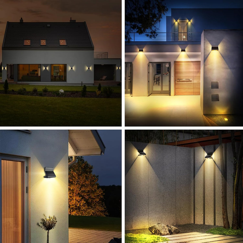 Solar Motion Sensor Security Lights Outdoor, Bright Waterproof LED Lights, Wireless Solar Wall Light to Protect Your