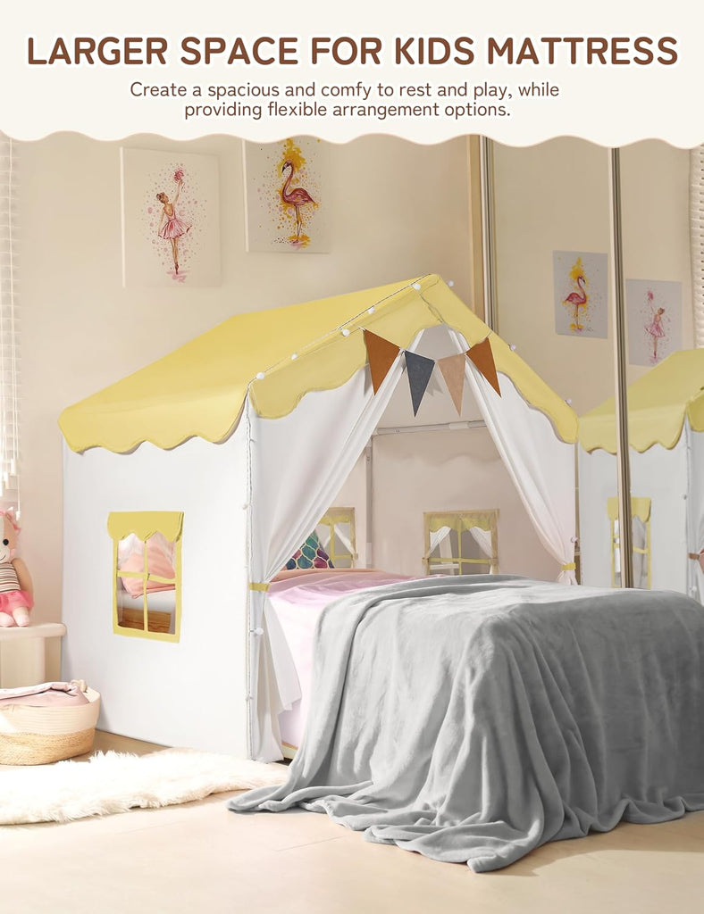 In-1 Kids Play Tent, Indoor Tent with Double Doors