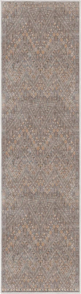 25 ft Hallway & Stair Runner Rug, Charcoal Grey Tribal, 2'3" x 24'9" Low Pile Flat Weave Long Runner