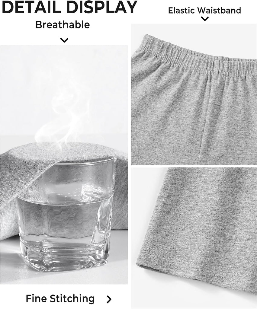 4 Pack Girls Bike Shorts Kids Cartwheel Shorts for Under Dress Dance