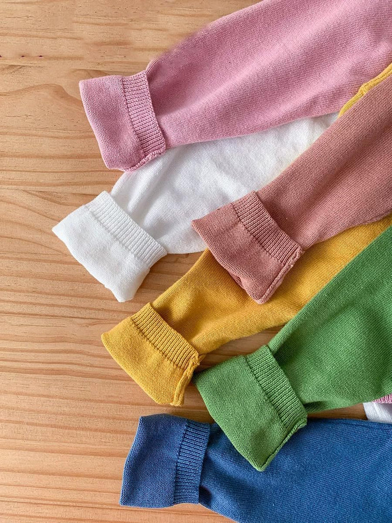 Cardigan Sweater School Uniforms Toddler Long Sleeve Button Knit Solid Sweaters Tops