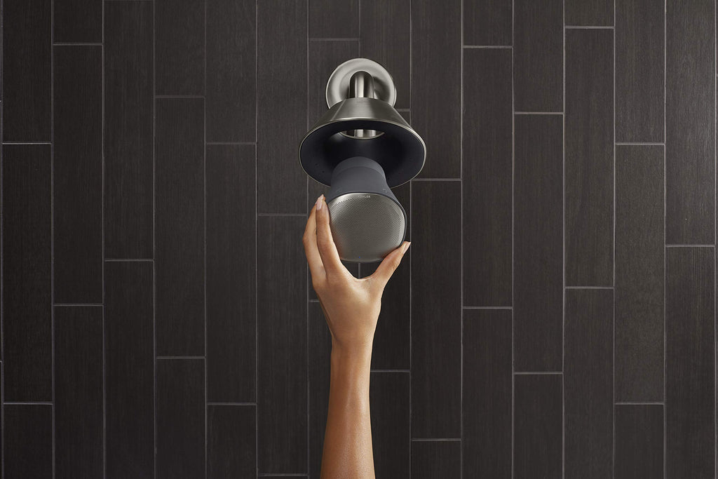Moxie Showerhead and Waterproof Bluetooth Wireless Speaker, 1.75 gpm - Brushed Nickel