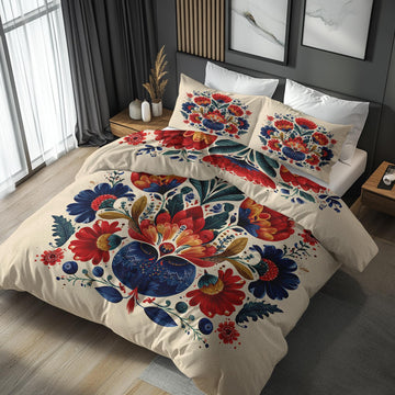 Scandinavian Duvet Cover King Size 3 Piece