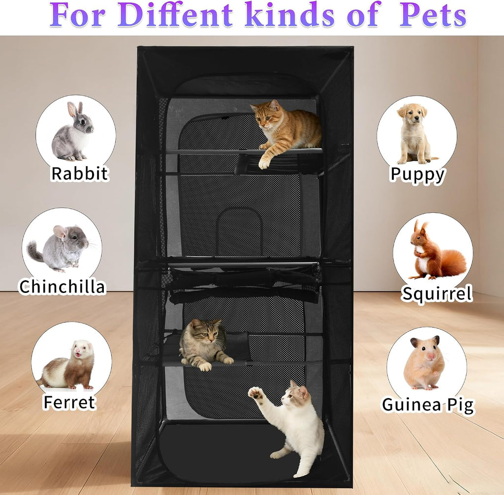 Catio Outdoor Cat Enclosure Window 72.4" H Large Cat Cage