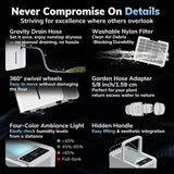 50 Pint/Day Compressor Dehumidifier, 3500Sq.Ft for Basement, Home, Bedroom, Bathroom, with Drain Hose