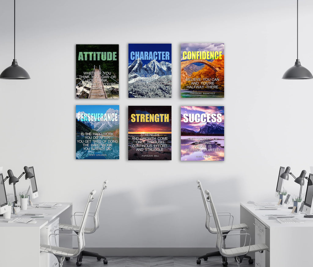 Landscape Canvas Wall Art, Motivational Wall Art Decoration Painting .Suitable forGym, Library, Office, Living Room