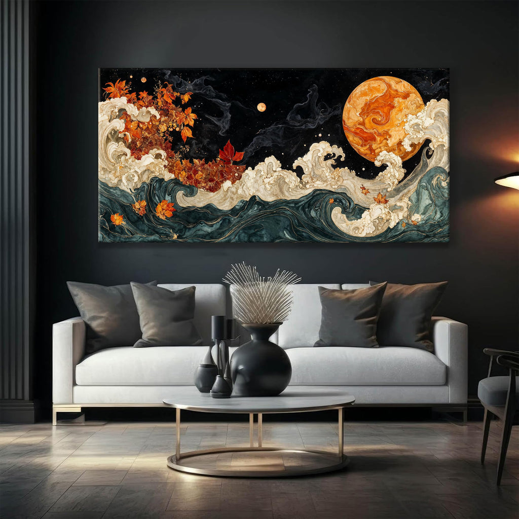 Large Wall Art Boho Abstract Modern Wall Artwork Prints Colorful Canvas Art Wall Decor Painting Pictures Abstract