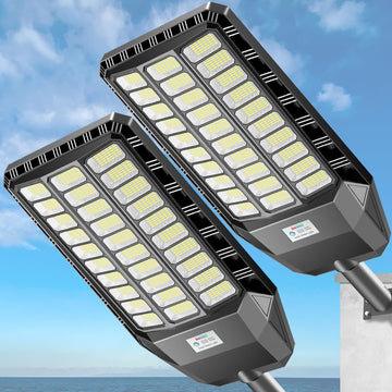 Solar Lights Outdoor with Motion Sensor & Dusk to Dawn