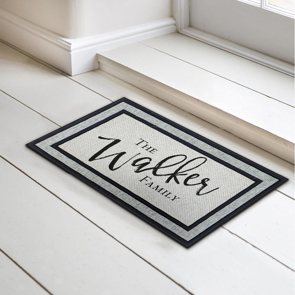 Personalized Monogram 18"x 30" Custom Doormat Door Mat for Front Door