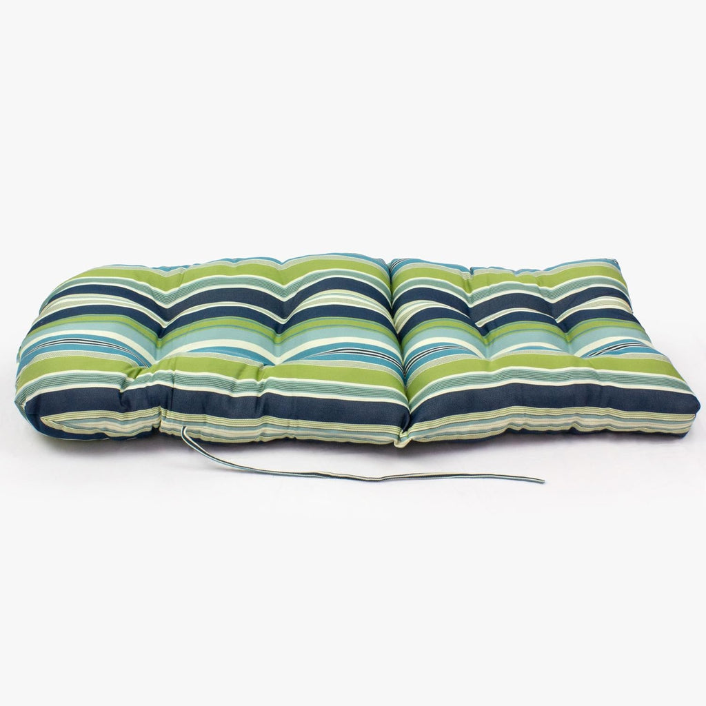 Seaside Stripes Indoor Outdoor Adirondack Cushion Patio Chair Cushion