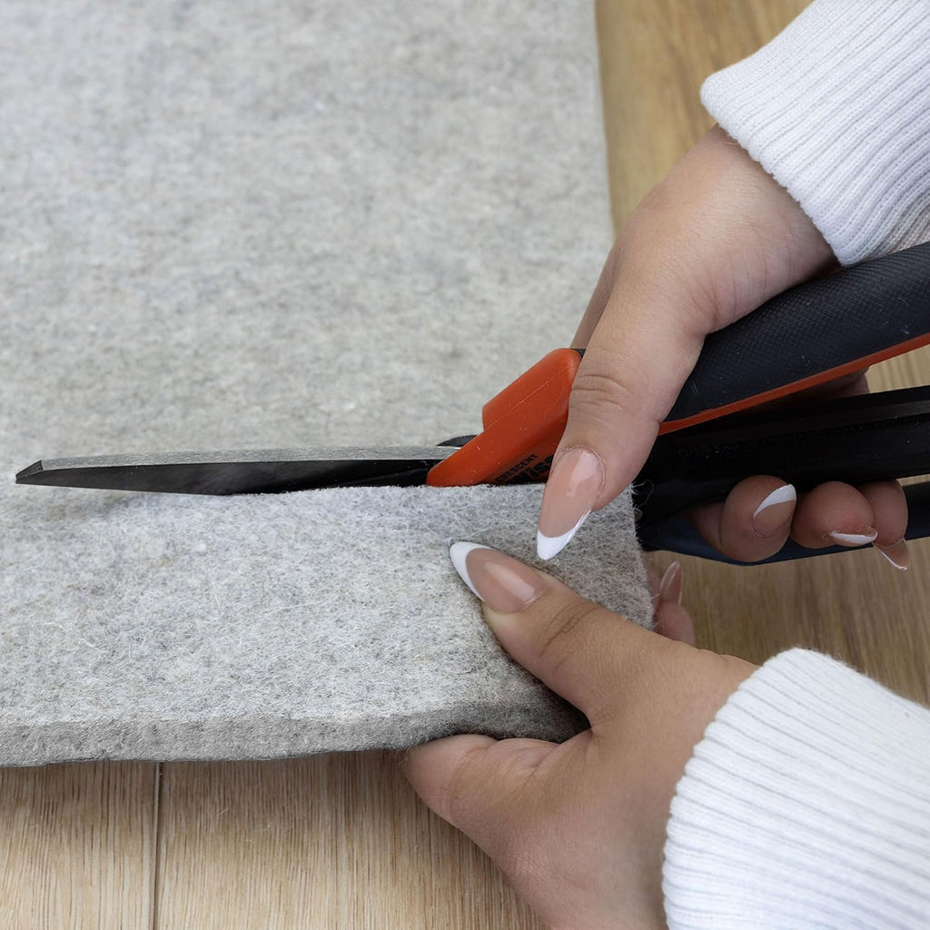 Eco-Complete - 5'x7' - 1/2" Thick - Premiere Felt and Rubber Non-Slip Rug Pad, Made in USA, Low VOCs, 5-Year Warranty