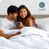 Duvet Insert Comforter - King/California King - Goose Down Alternative - Ultra-Soft - Premium 1800 S