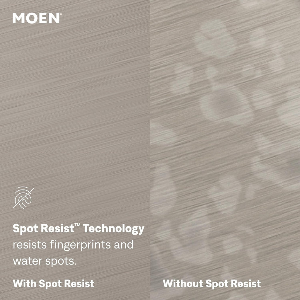 Essie Spot Resist Stainless Pulldown Sprayer Kitchen Sink Faucet Set with Modern Pump Soap Dispenser, 87014SRS