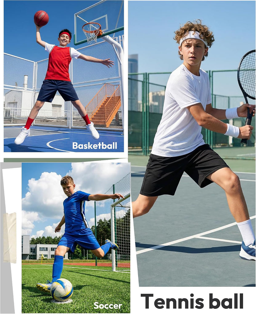 Boys Athletic Basketball Shorts Soccer Shorts