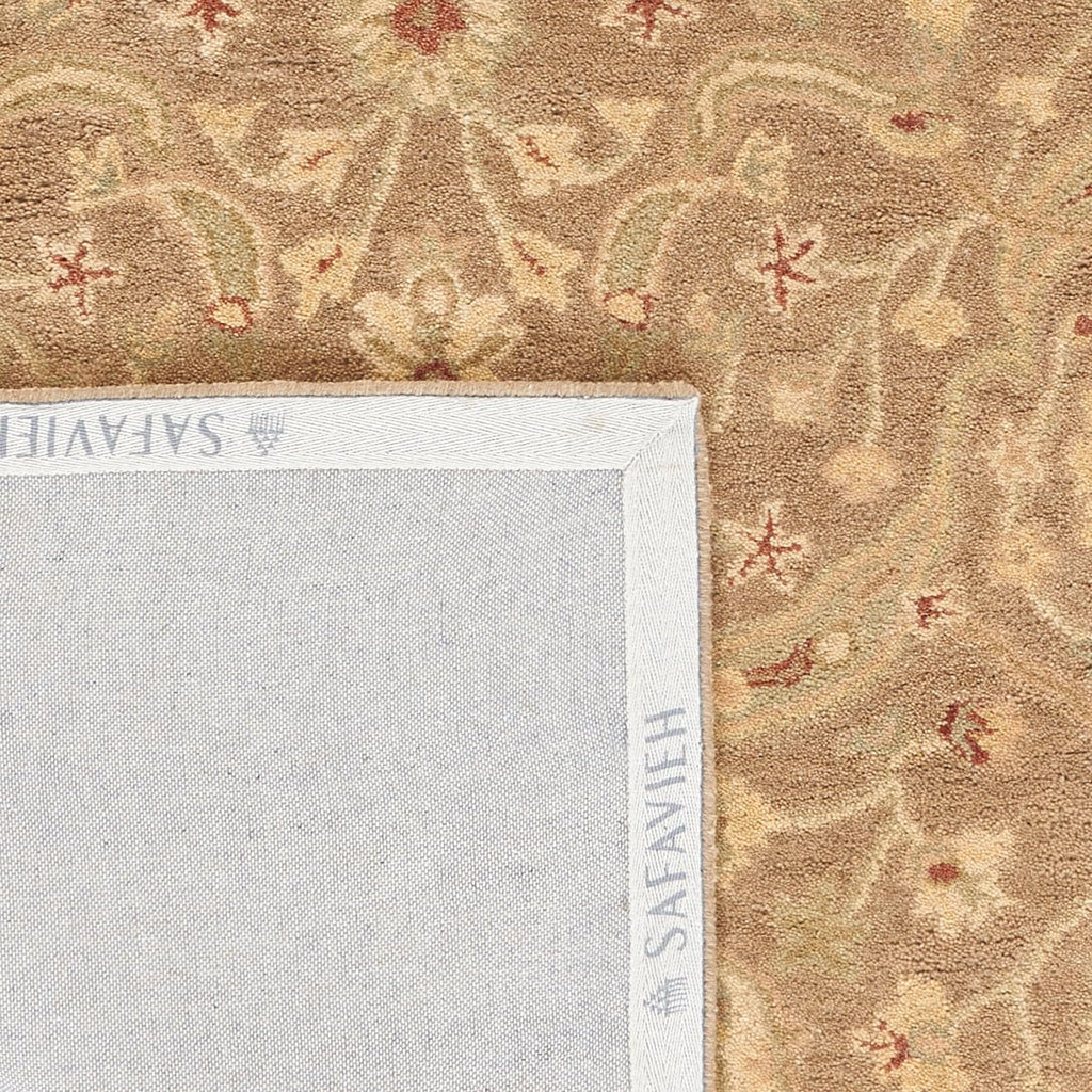 Antiquity 12' x 15' Brown / Gold Handmade Traditional Oriental Premium Wool Area Rug