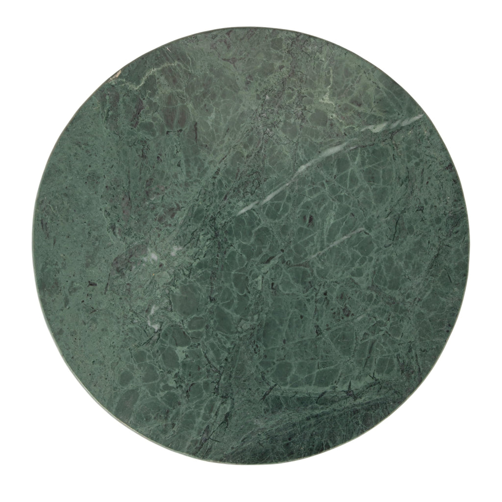 Round Marble Lazy Susan, Green