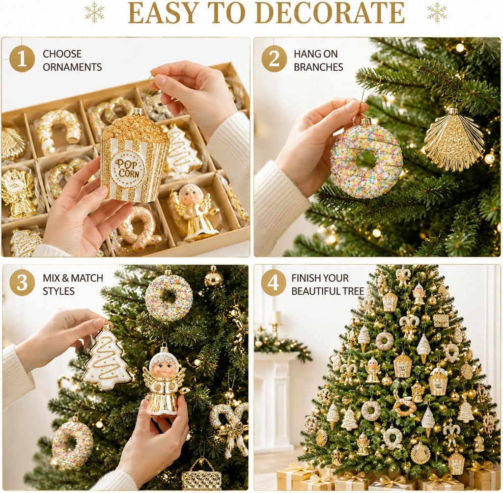 Glass Ornaments Set
