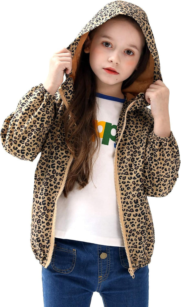 Lightweight Jacket for Girls Kids & Toddler II Girls' Print Water-resistant Jacket