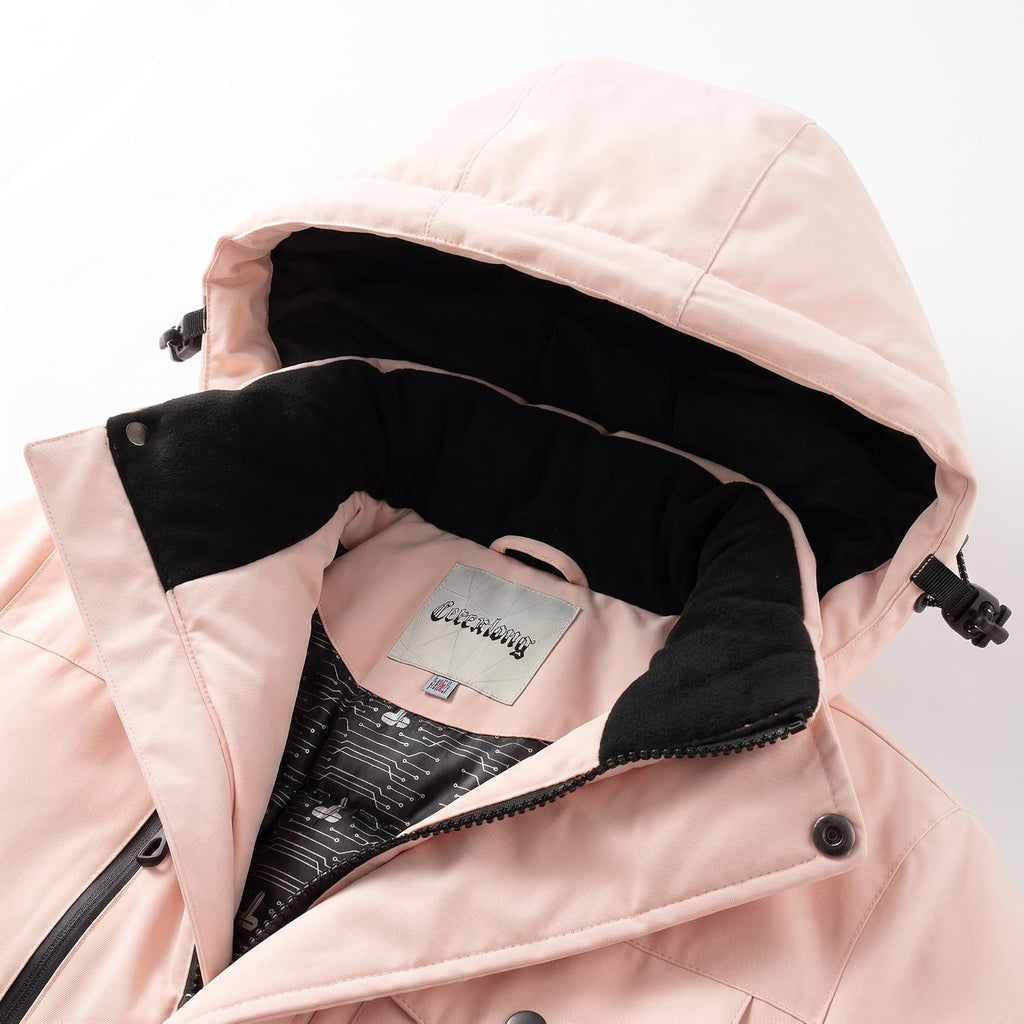 Boys Girls Snowsuit Winter Jacket Coat Waterproof 2 Piece Ski Suit