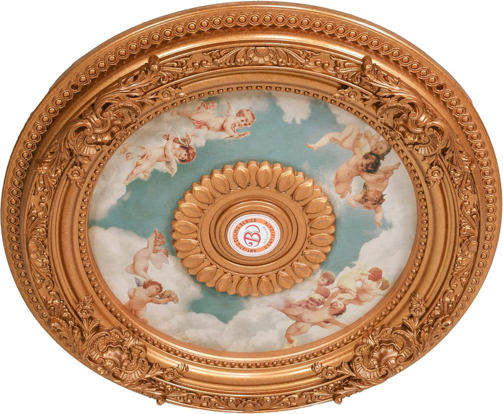 24in Cherub Sky Ceiling Medallion