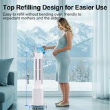 41" Portable Air Conditioners, 120° Oscillating Cooling Fans that Blow Cold Air with 24H Timer,4 Modes&3 Speeds