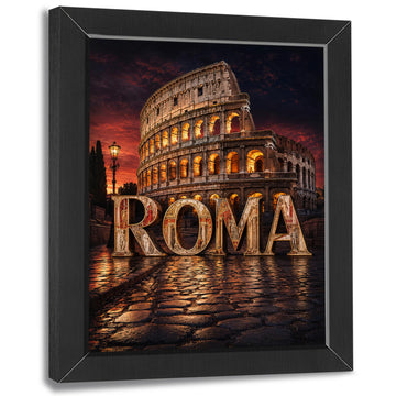 Rome Colosseum Decor Wall, Italy European City Picture 16"x24"