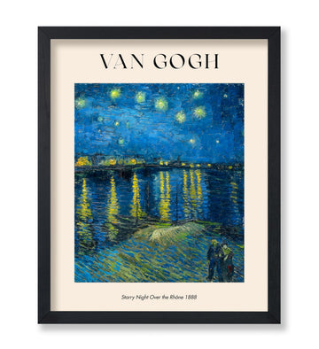 Master Self Portrait Print - Van Gogh Poster - Impressionism Art - Minimal Housewarming Gift - Masterpiece Portrait