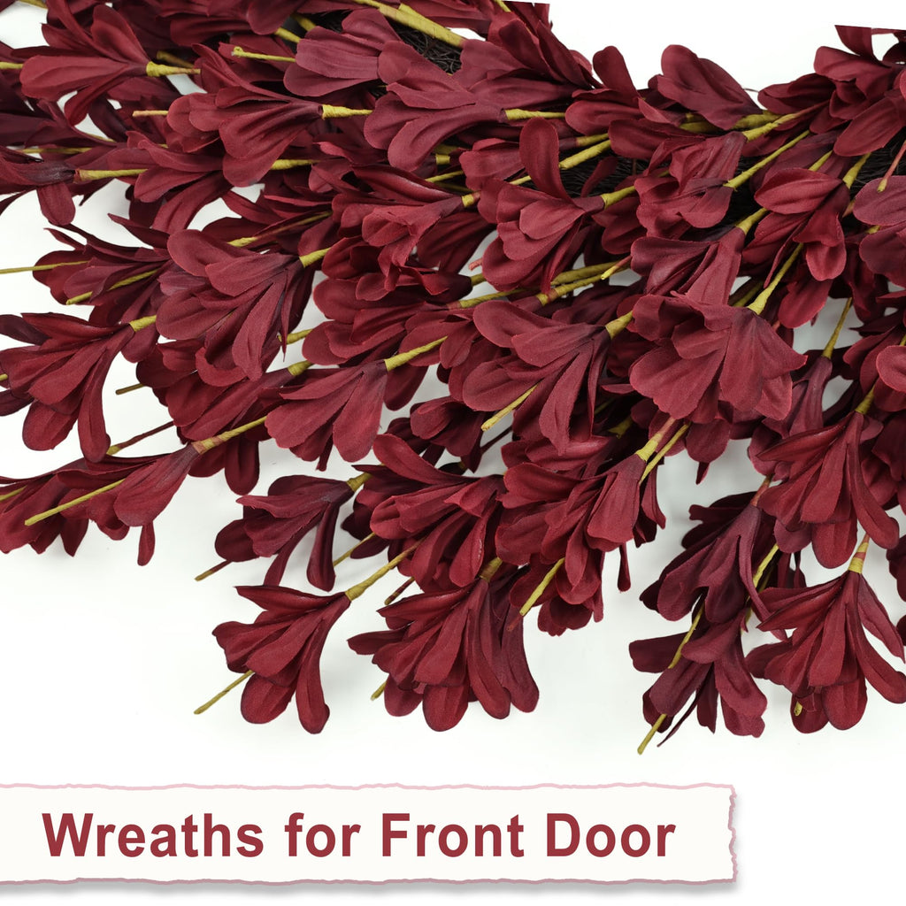 26 Inch Fall Wreaths for Front Door Large Full Autumn Wreath Outdoor Decor