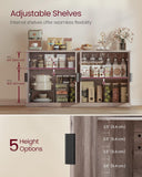 MAXE Collection - Buffet Cabinet, Fluted Console Cabinet, Sideboard with Adjustable Shelves