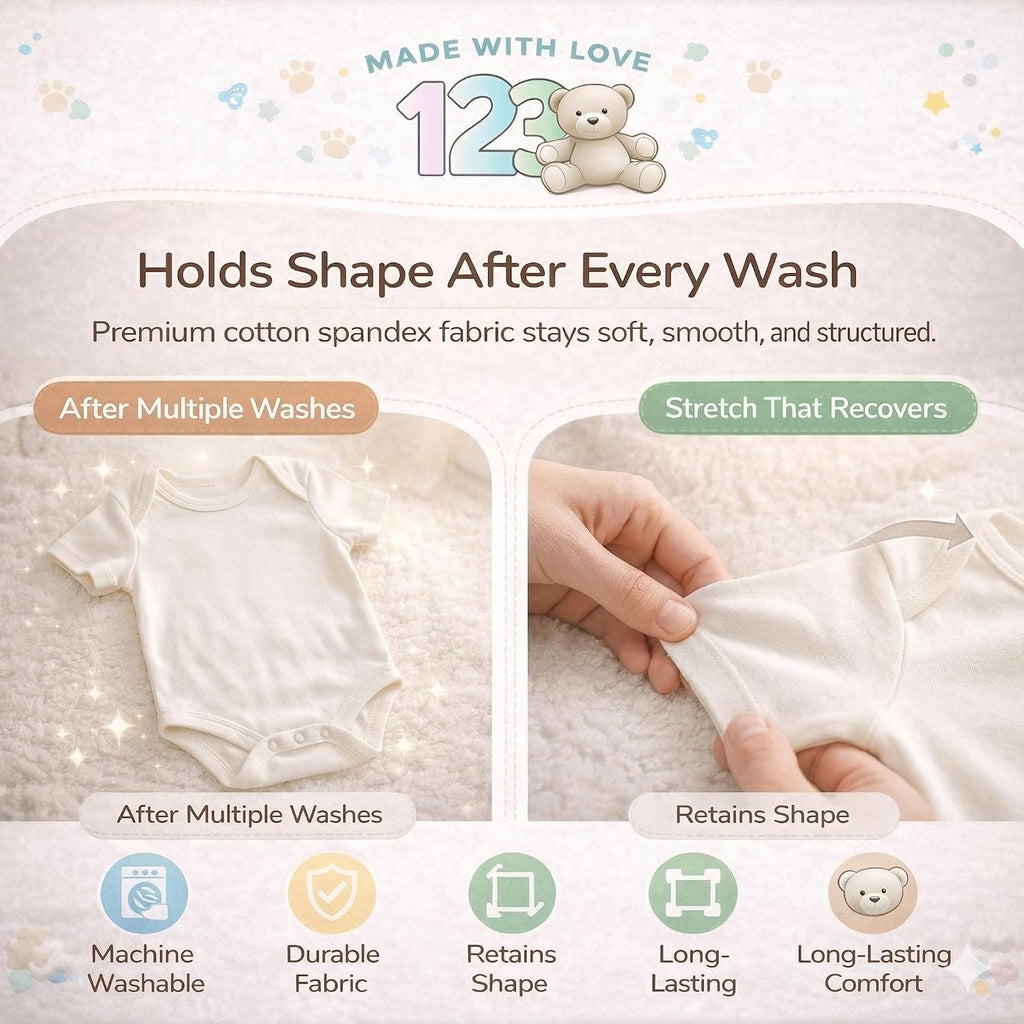 Baby Short-Sleeve Bodysuits Multipack, Boy Girl, to
